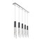 Cwi Lighting Extended 5 Light Multi Light Pendant With Chrome Finish 5081P40C-RC - alternate 5